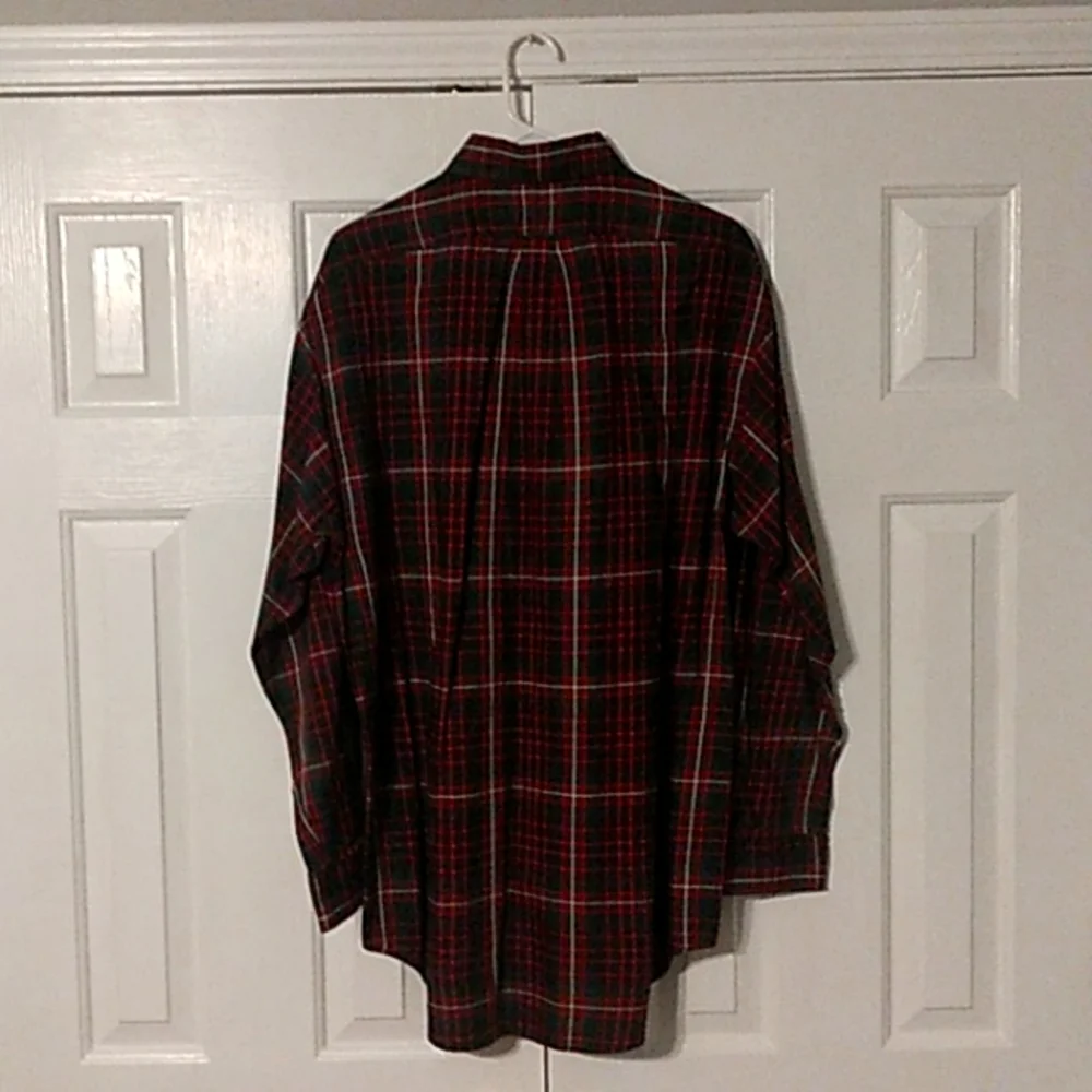 Polo Ralph Lauren Mens Vintage Blare Plaid Button Down Shirt Sz Large - Picture 2 of 3